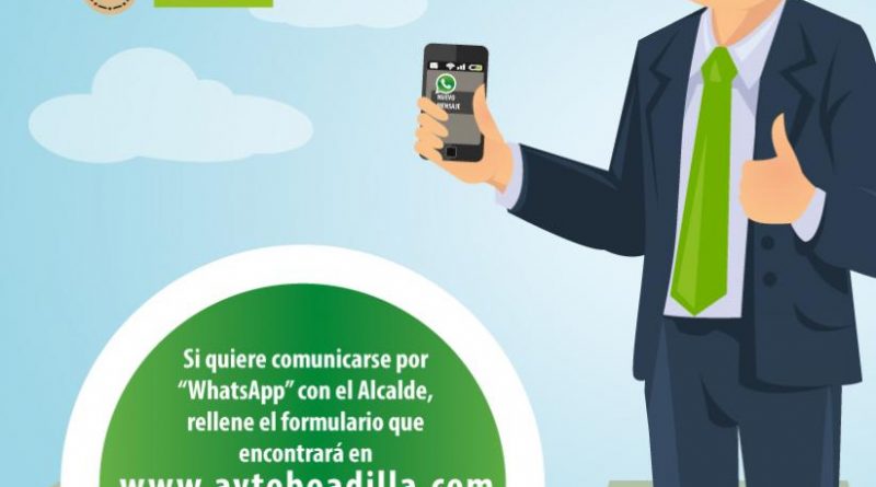 whatsapp alcalde boadilla del monte