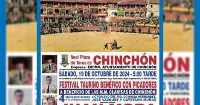 Festival taurino en Chinchón el 19 de octubre