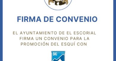 El Escorial firma un acuerdo para fomentar el esqui y lo deportes de nieve